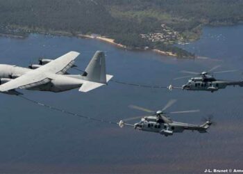 Campagne de ravitaillement en vol depuis un KC-130J italien - © JL Brunet/Armée de l'air