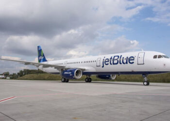 JetBlue exploite actuellement 41 A321ceo et a été la première compagnie à recevoir un Airbus assemblé à Mobile. Elle exploite également 130 A320ceo et 60 E190 © Airbus