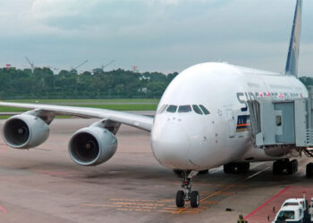 Un A380 de Singapore Airlines à Changi. Photo © Le Journal de l'Aviation - tous droits réservés