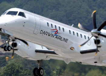 Un Saab 2000 de Darwin. Photo © Darwin Airline