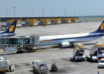 Deux Boeing 737 de Jet Airways à New Delhi. Photo © Le Journal de l'Aviation - tous droits réservés