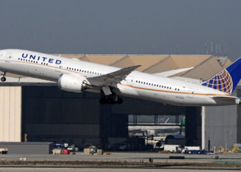 Un Boeing 787-9 de United Airlines à Los Angeles. Photo © Le Journal de l'Aviation - tous droits réservés