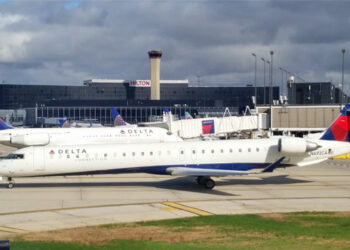 Un CRJ1000 de Delta Air Lines. Photo © Le Journal de l'Aviation - tous droits réservés