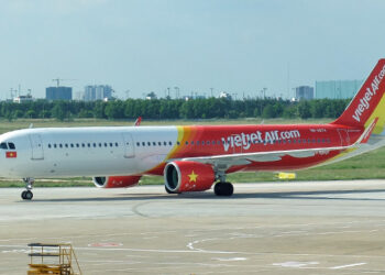 Un Airbus A321neo de VietJet à Tan Son Nhat (Hô-Chi-Minh-Ville). Photo © Le Journal de l'Aviation - Tous droits réservés