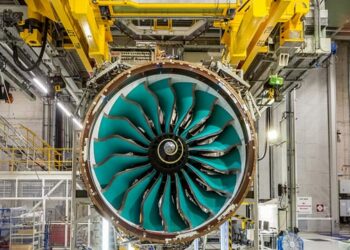 Rolls-Royce a testé au début de la semaine les éléments en composites de l'ALPS (Advanced Low Pressure system)