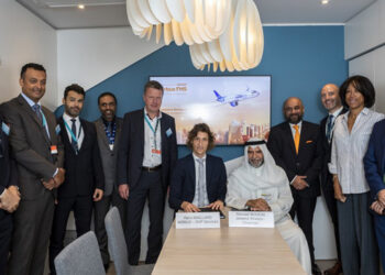 Jazeera Airways a signé un contrat de type FHS avec Airbus lors du Dubai Airshow 2019. Photo  © Airbus