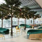 Nouvelle salle d'embarquement au hall L du terminal 2E de Paris CDG © Groupe ADP