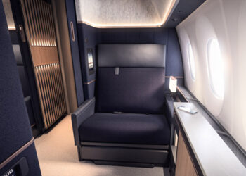 Lufthansa opte à son tour pour des suites fermées en première classe. Rendu de la suite. © Lufthansa