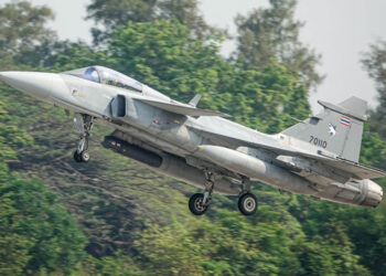 L'armée de l'air thaïlandaise aligne déjà 11 JAS 39 Gripen C/D . Photo © RTAF