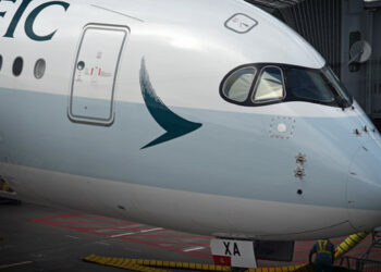 Un Airbus A350-1000 de Cathay Pacific à Hong Kong. Photo © RG / Le Journal de l'Aviation - tous droits réservés