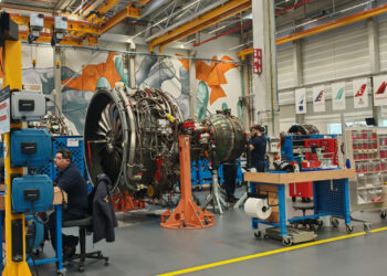 Le démontage d'un LEAP-1A chez Safran Aircraft Engine Services Brussels. Photo © Le Journal de l'Aviation - tous droits réservés