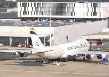 Un Boeing 747-8F d'Air Belgium à Bruxelles. Photo © Le Journal de l'Aviation - tous droits réservés